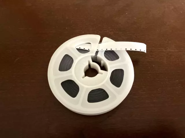 1 - NEW  KODAK SUPER8 WHITE MOVIE LEADER on 50' Film Reel ACETATE ( White/Grey )