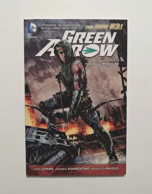Green Arrow Vol 4: Kill Machine New 52 TPB TP Graphic Novel LEMIRE VF/NM UNREAD