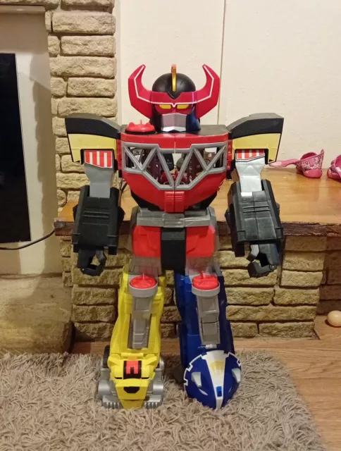 Mighty Morphin Power Rangers Megazord Imaginext 2015 Large 27" Robot Big Toy