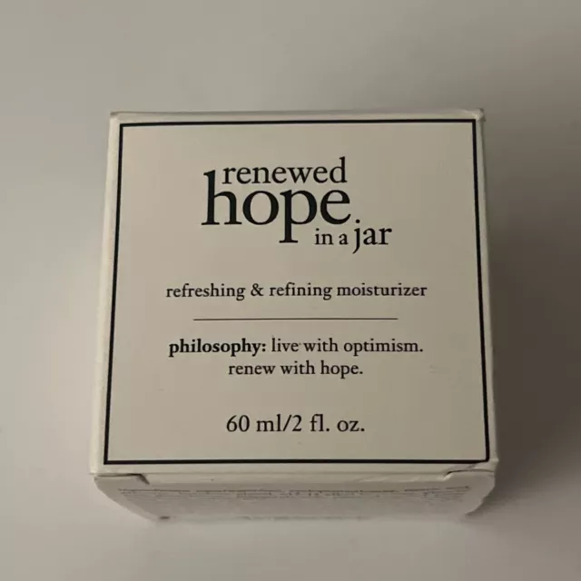 PHILOSOPHY Renewed Hope In A Jar Refreshing and Refining Moisturizer 60mL/2oz