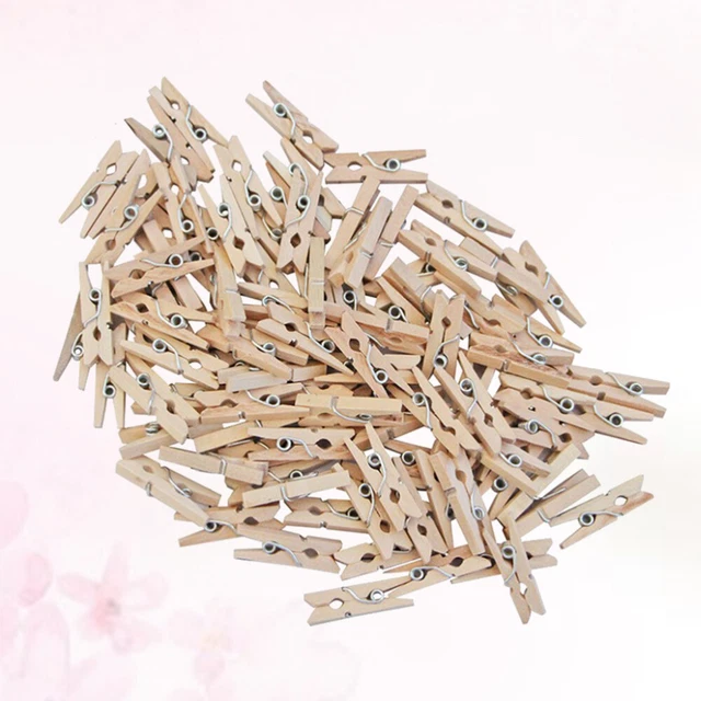 30 Pcs Pinces À Papier Linge Petit Mini Pour Photo L'artisanat