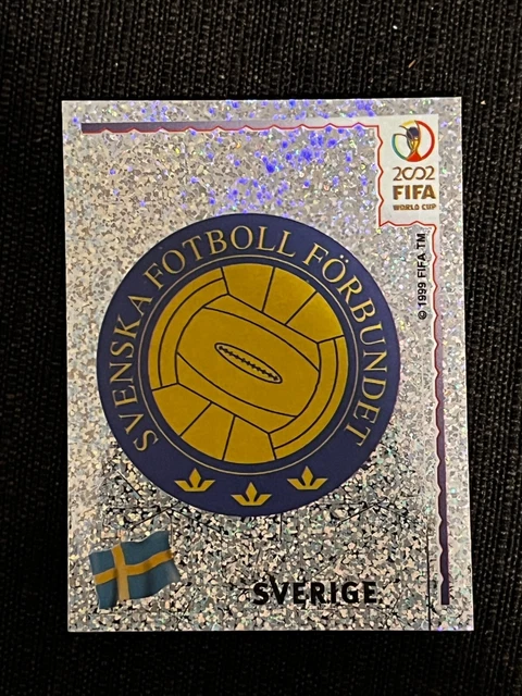 STICKER PANINI WORLD CUP JAPAN KOREA 2002 ECUSSON FOIL SVERIGE # 440 MINT