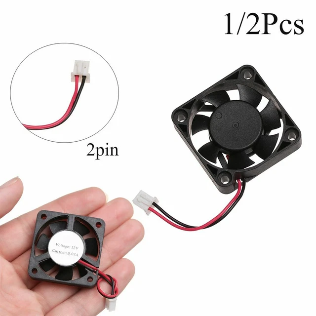 2-pin 40mm x 10mm Mini Computer Fans Cooling Cooler DC Brushless Fan 4010 12V