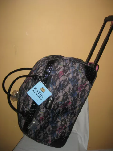 kathy van zeeland travel bag,luggage ,carry on bag ,rolling ,weekender,overnight