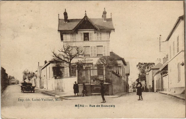 CPA MÉRU - Rue de BEAUVAIS (131010)