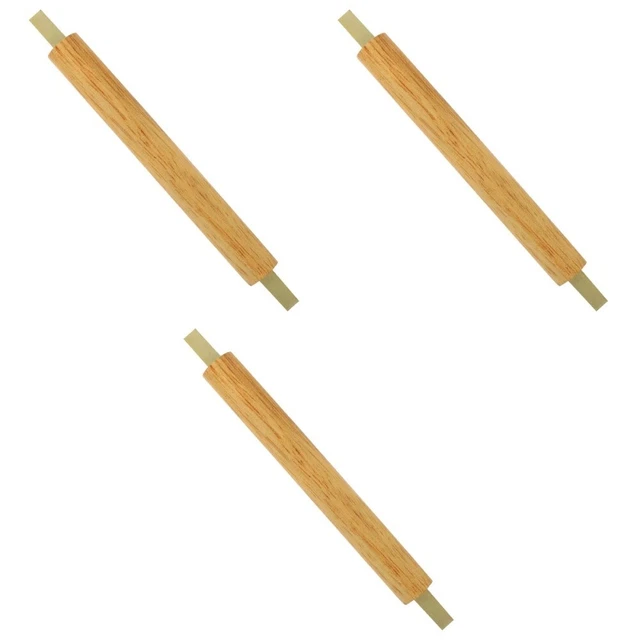 3x minimalista metal madera muebles manija de armario manija de cajón