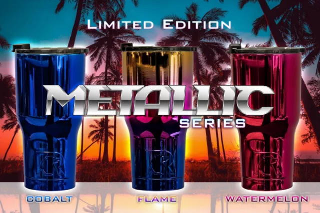 RTIC 30oz and 20oz Tumblers 2018 Limited Edition Metallic Series w/ SP Lid
