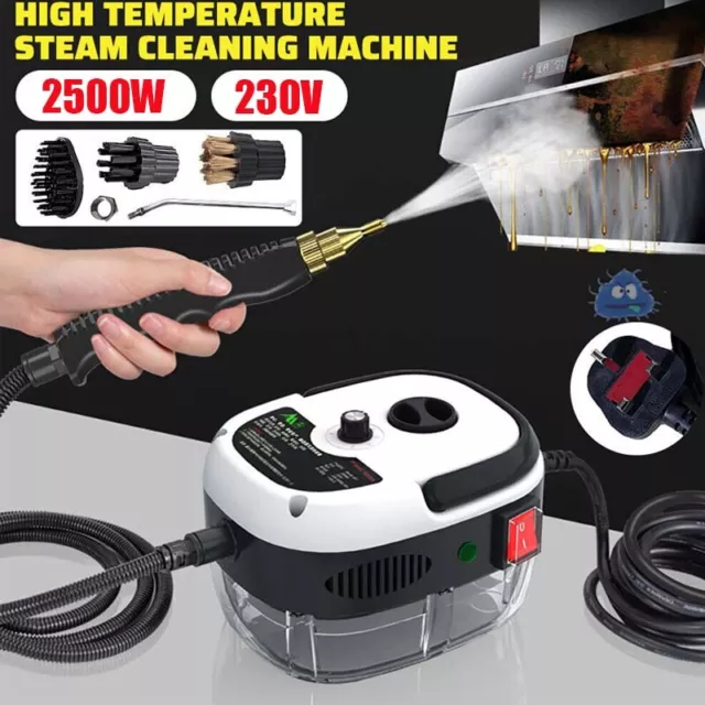 Portable Handheld High-Temperature Steam Cleaner 2500W Steam Cleaning Machine UK