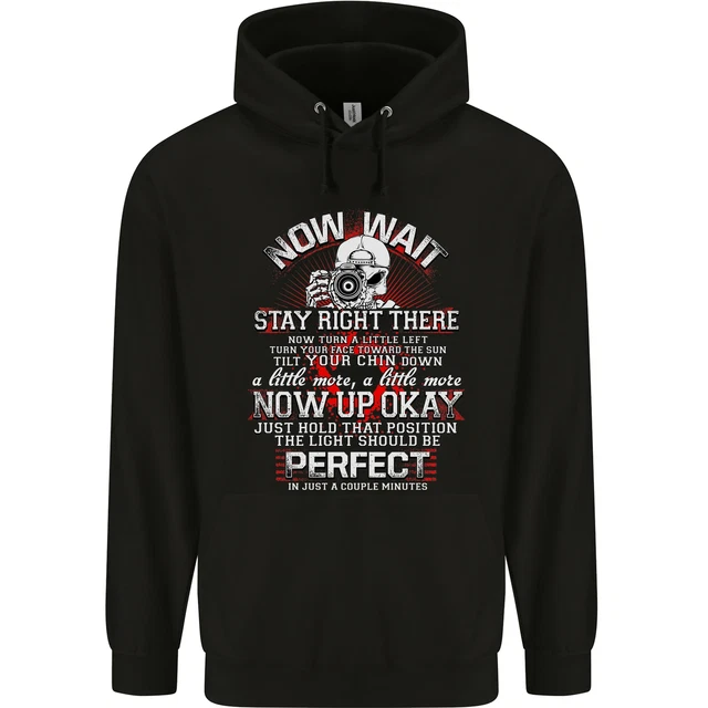 Photography Now Wait Photographer Funny Childrens Kids Hoodie