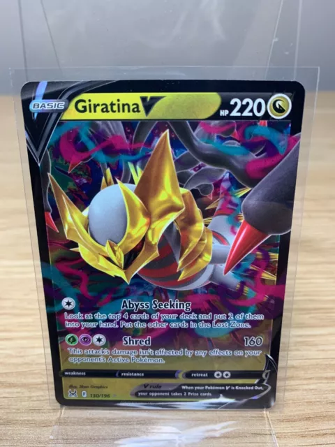  Giratina V - 130/196 - Ultra Rare - Lost Origin - NM/M