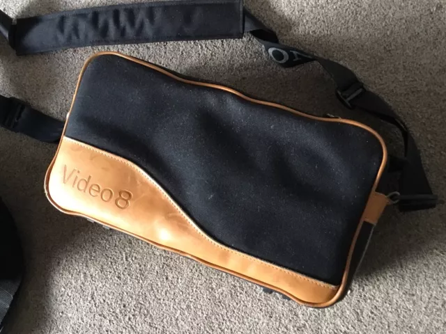 Vintage Sony Camcorder Video 8 Bag Retro Camera Storage