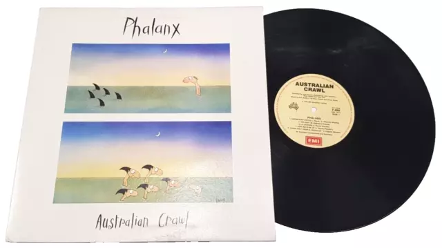 Australian Crawl "Phalanx" 1983 # Inc. BOYS LIGHT UP # Aus 1st.Press EX Vinyl LP