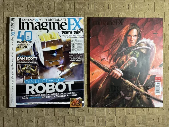 ImagineFX Magazine Bundle Jan 2010 and Xmas 2010 (used)