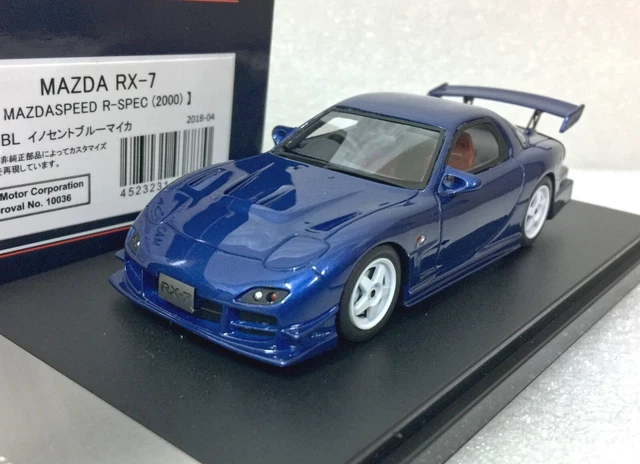 Mazbaspeed Rx7 PO 1:43 HI STORY HS205BL MAZDA FD3S RX-7 MAZDASPEED R SPEC échelle ...