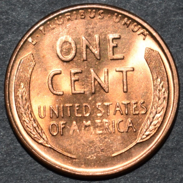 1955 P Lincoln Wheat Cent, Penny Choice BU Mint Luster 2