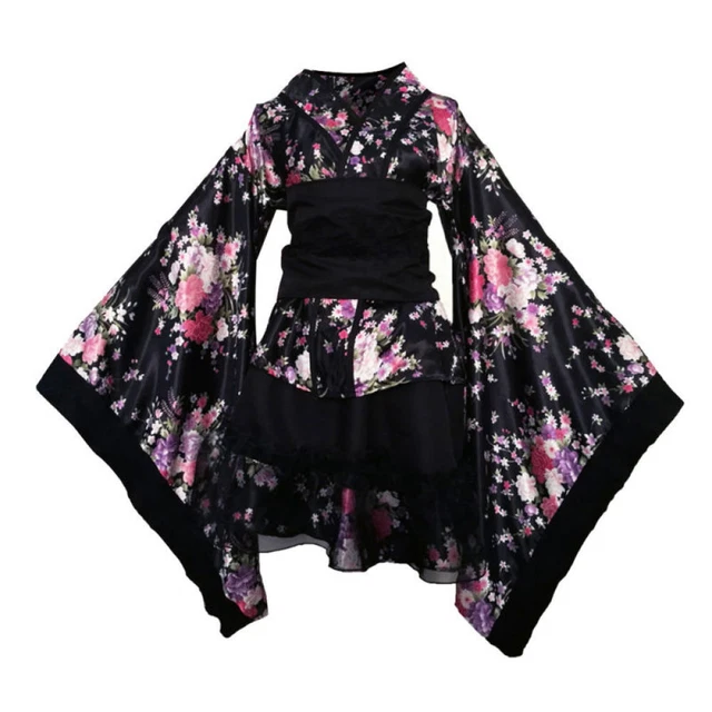 Abito da cameriera giapponese XXL signorina abito nero donna