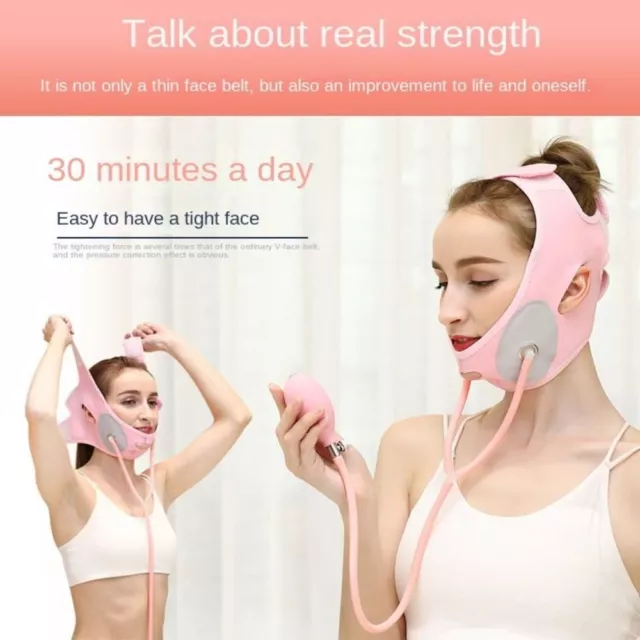 V-LINE CHEEK INFLATABLE Face Slimming Band Face Shaper Bandag Face $20.71 -  PicClick AU