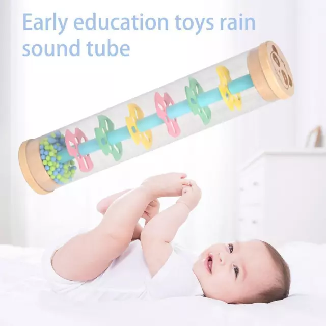 8 Inch Rattle Tube Music Sensory Auditory Instrument Toy for Baby Infant Toddler