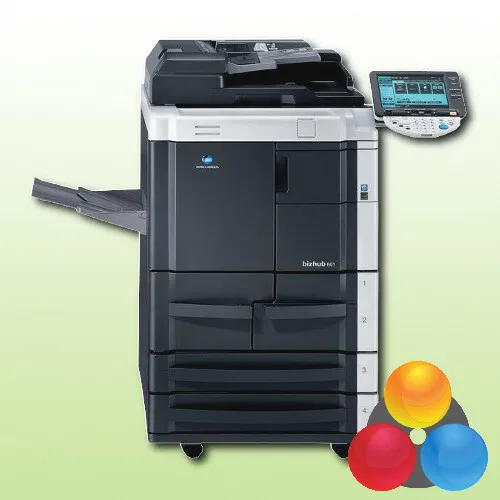 Konica Minolta bizhub 601 Kopierer Scanner Drucker Fax mit Toner Duplex LAN A3