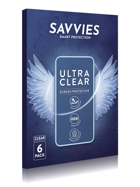 6 Films Protecteurs Savvies Pour Sigma ROX 12.1 EVO – Fabriqués En Allemagne