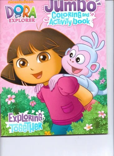 DORA THE EXPLORER Giant Coloring and Activity Book | Bendon | NEW 24 ...