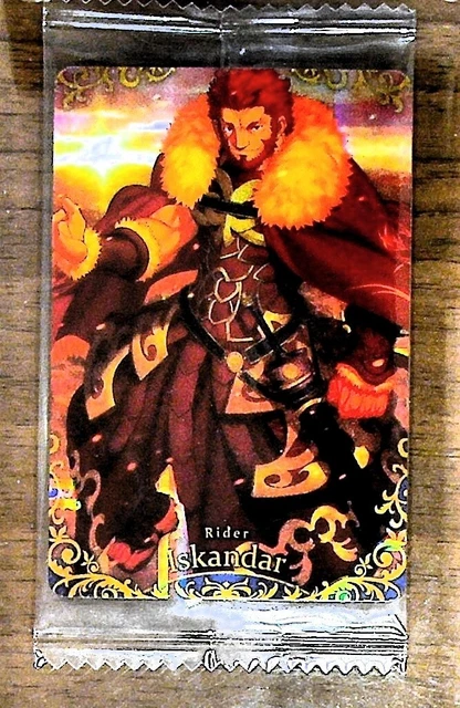 FATE GRAND ORDER FGO Wafer Card Rider Iskandar SR23 £16.64 - PicClick UK
