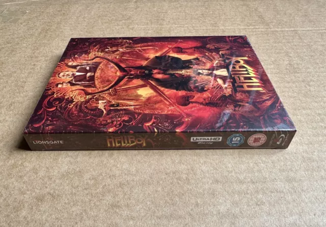 Hellboy (2019) 4K UHD + Blu-ray Limited Slipcase Edition Steelbook NEW & SEALED 3