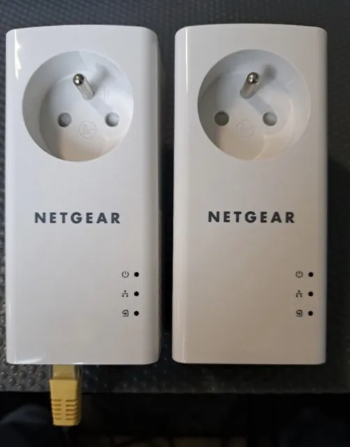 Netgear PLP1000-100FRS Adaptateur réseau CPL 1000 Mbit/s Ethernet/LAN Blanc  2 pièce(s)