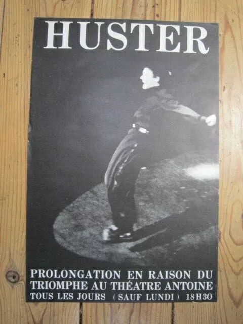 Francis HUSTER - Affiche de theatre 40 x 60 cm - Hamlet -1984