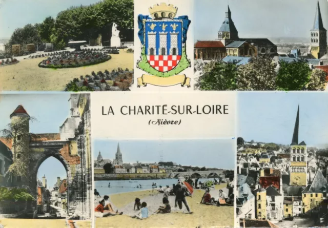 *35183 cpsm 58 La Charité sur Loire -  multivues