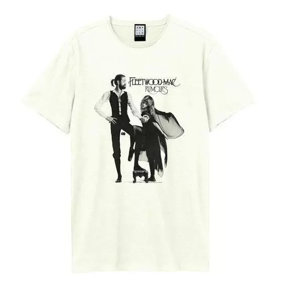 Amplified Fleetwood Mac Rumours Vintage White Cotton T-shirt