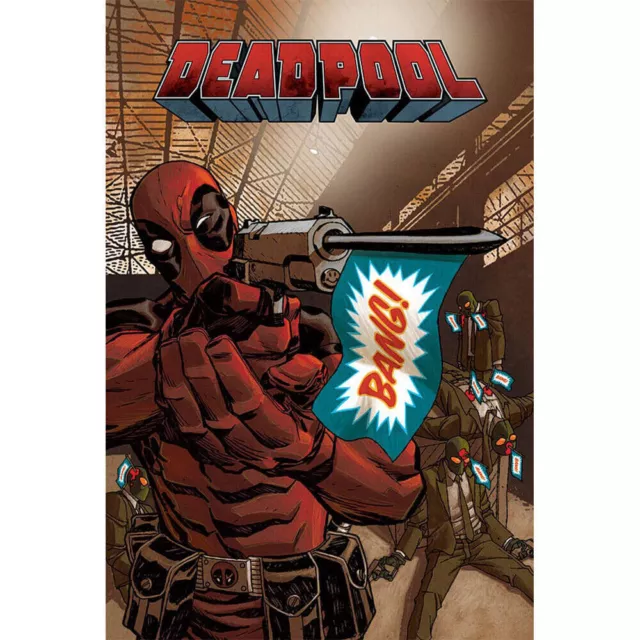 Póster Maxi grande de Deadpool Bang Marvel, 61 x 91 cm