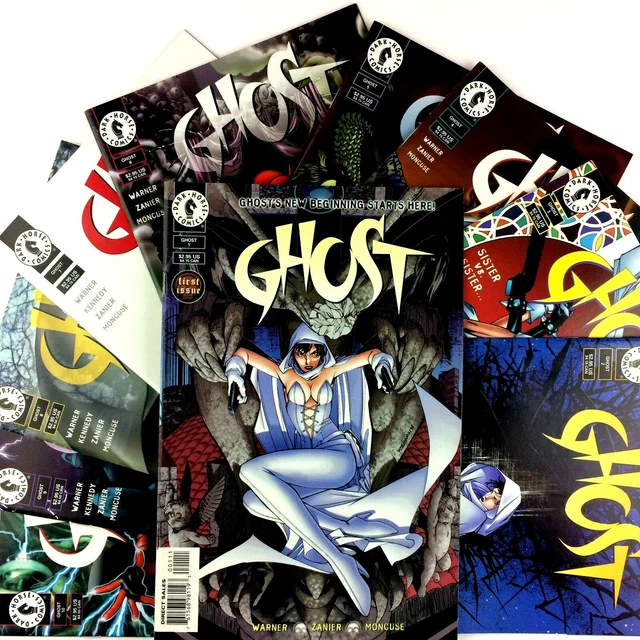 Ghost 10 Comic Book Lot Run Volume 2 Dark Horse 1 2 3 4 5 6 7 8 9 10