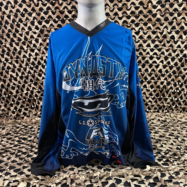 Maillot Paintball JT Team Dynasty Glide Dragon - Blanc, XXL, Neuf Pour Adulte