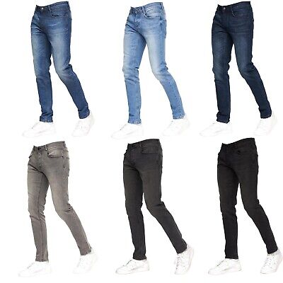 Crosshatch Stretch Slim Fit Jeans Denim Uomo Ragazzi Pantaloni DI MARCA TAGLIE PANTALONI