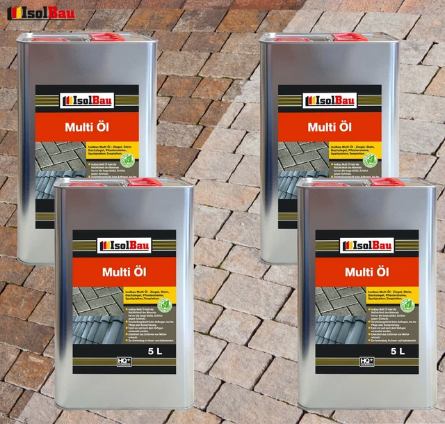 Multi Steinöl 20 L Naturale Keramiköl Lastricato Olio di Scisto Impregnazione