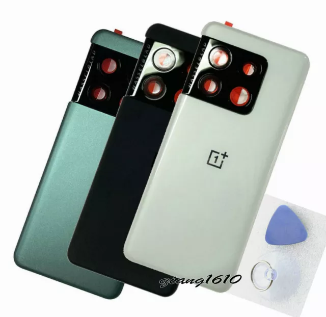 f Battery Back Cover Glass+Camera Lens For OnePlus 10 Pro 5G