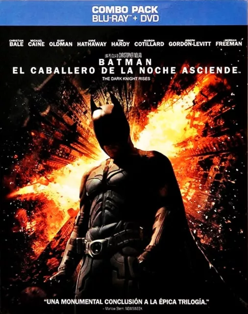 Batman El Caballero De La Noche Asciende (Dark Knight Rises) (Blu-ray, 2012) NUEVO