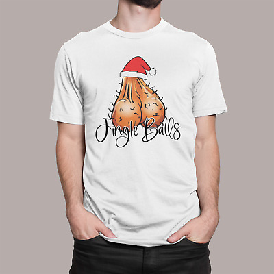 Jingle Balls Christmas T Shirt Funny Gift Xmas Joke Rude