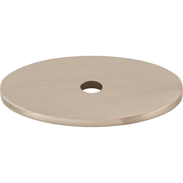 Top Knobs Cabinet Oval Backplate 1 1/2 Inch Brushed Satin Nickel