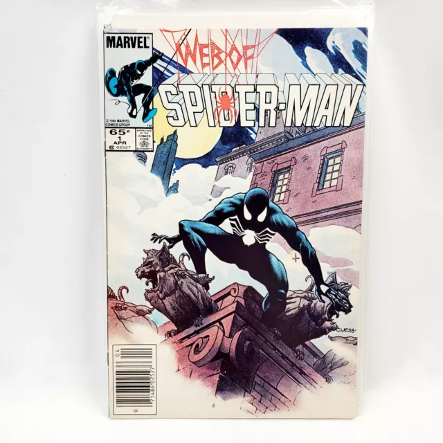 Web of Spider-Man #1 1985 Marvel Conics 1st App of Vulturions Black Suit