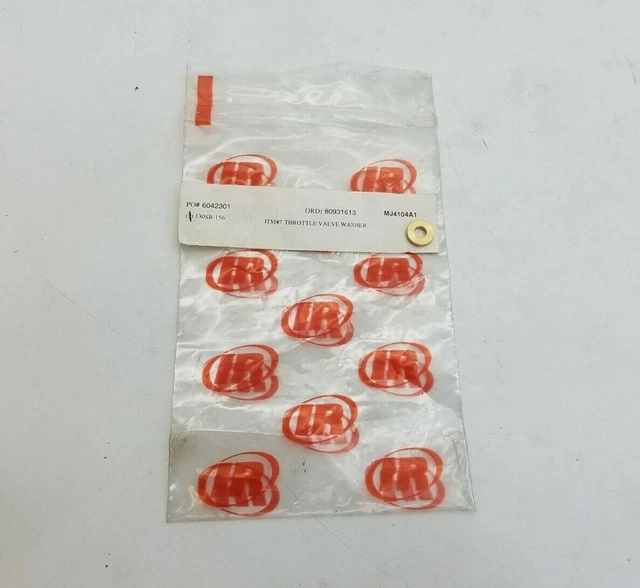 Ingersoll Rand 130SR-156 Throttle Valve Washer Power Air Tool Replacement NOS