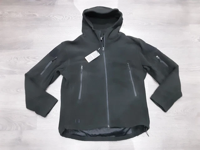 Mens Tacvasen Windproof Military Fleece Combat Tactical Jacket Black XL New