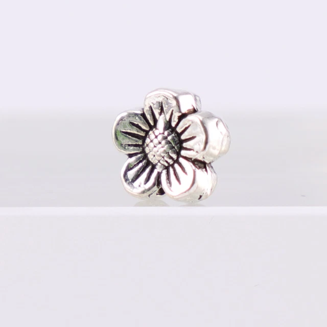 100 Pcs Floral Loose Bead Sunflower Beads Spacer Beads Vintage Bracelet Jewelry 6