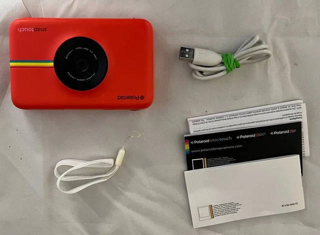 polaroid snap touch red