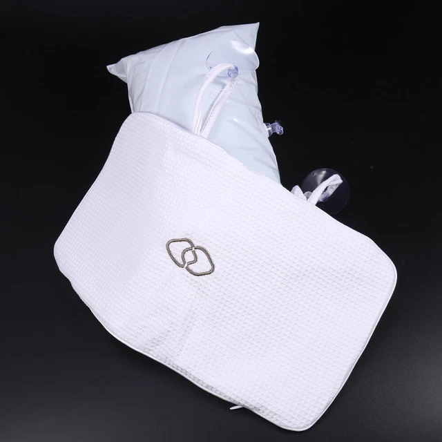 Almohadas de baño cuello bañera cojín spa reposacabezas lavable