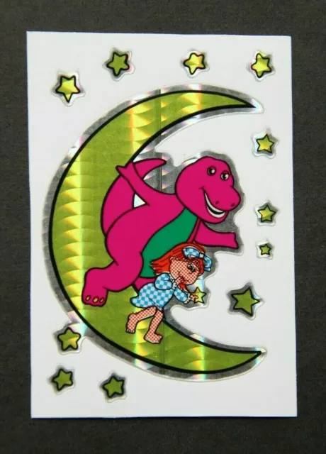 VINTAGE BARNEY & FRIENDS with Girl Moon Stars RARE Prism Vending ...