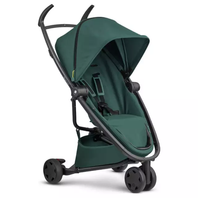 Kinderwagen Quinny Zapp Flex Komfort Buggy Faltbar Räder max. 15kg Grün SEHR GUT