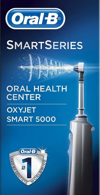 Oral-B Mundpflege-Center Smart 5000 Elektrische Zahnbürste + Oxyjet Munddusche,