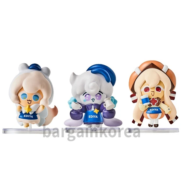 Portachiavi Ufficiale Cookie Run Kingdom Con Foto: Pure Vanilla, Sea Fairy, Cream Puff, Strawberry Crepe - Foto 6